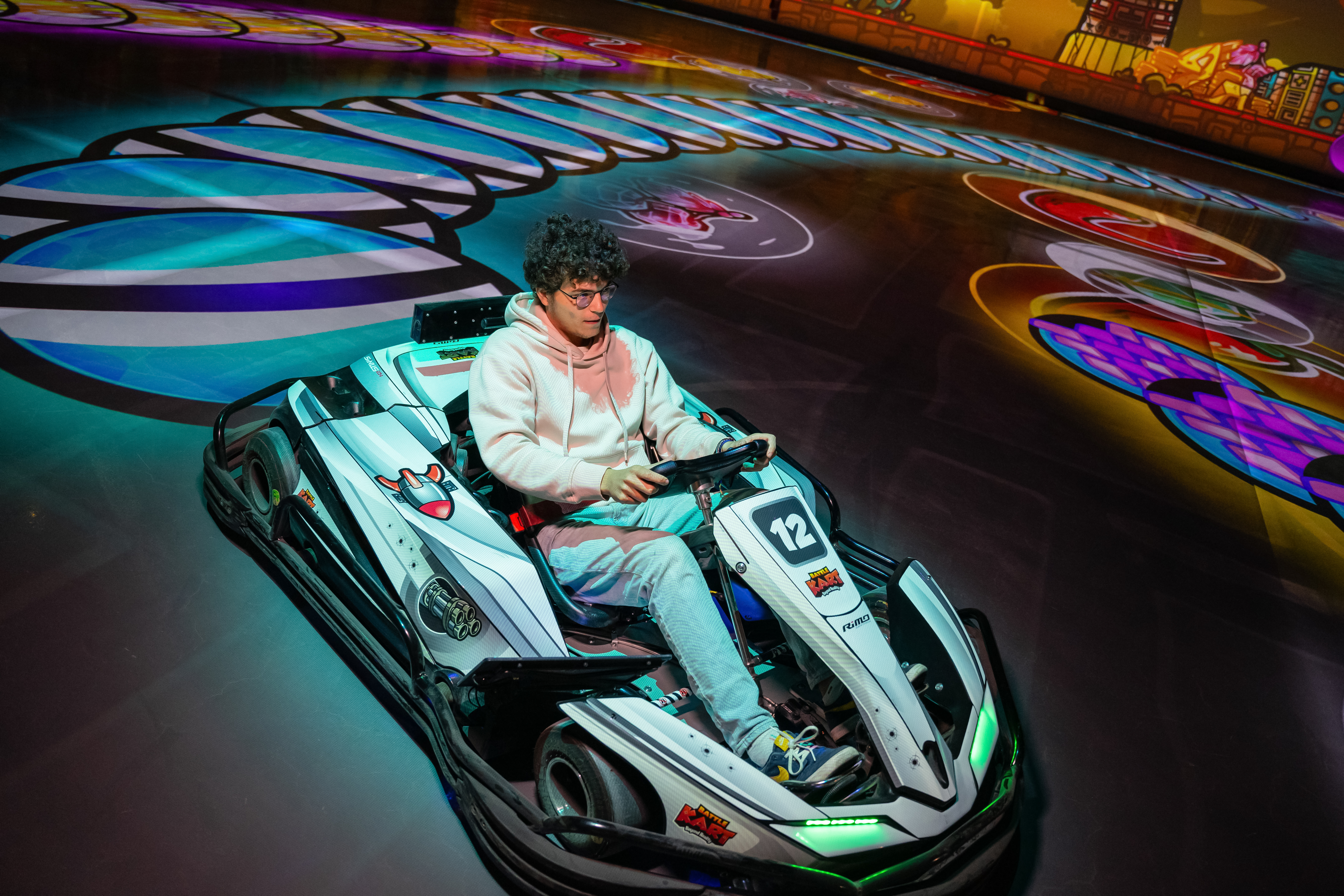 Joueur collectant un maximum de fruits dans le mode de jeu BattleSnake à BattleKart WEX